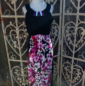 Long flowing floral dress